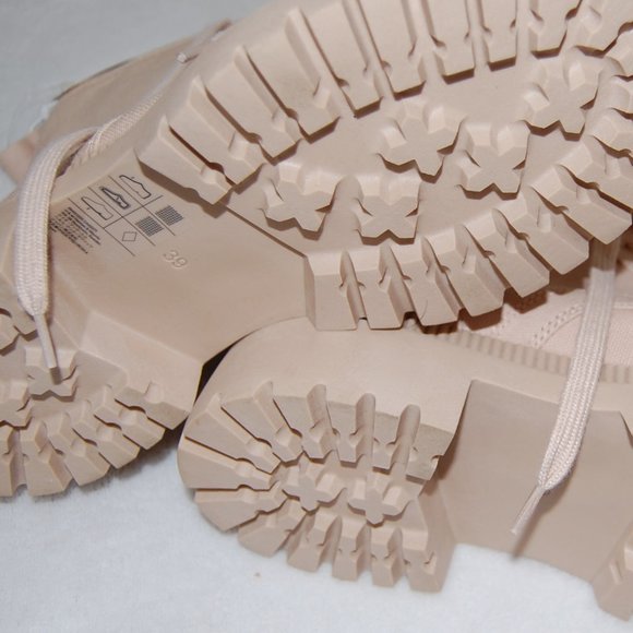 H&M Khaki Combat Boots, US 8 Women - Picture 2 of 5